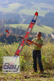 rs-aero FXj 2.5 Holzbausatz Thermikmodell mit 4-Klappenflche als Segler, oder Elektromodell