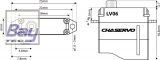 CHASERVO LV06 15T 6mm LV Servo fr F3K, F5K u..