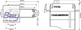 CHASERVO HV06 15T 6mm HV Servo fr F3K, F5K u..