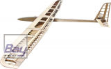 Robbe Modellsport Slider Q High Performance 4-Klappen Segelflugmodell, Sperrholz/Balsa-Holzbausatz Made in Austria