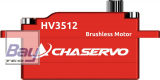 CHASERVO HV3512 25T low profile HV Brushless Servo, stehende Montage