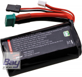 Robbe Modellsport RO-POWER ULTRA LiIo 2500MAH 7,4V 10C 18650 2S1P side by side