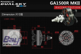DUALSKY XMotor GA1500R.9 MKII 545 K/V Brushless Motor