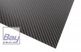 Carbonfaser-Platte 200x400mm 4,0mm glnzend CFK-Platte , Carbonplatte