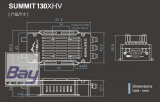 Dualsky SUMMIT 130XHV 130A 5-14S Opto Regler mit Telemetrie (Futaba/Jeti) SBus2,EXBus,SRXL2