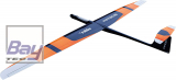Robbe Modellsport ARGOS ARF Voll-CFK 2,75m Elektro Segler Voll-Carbon, Weiss/Blau/Neon Orange