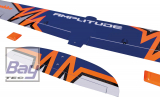Robbe Modellsport Amplitude ARF 1,8m Voll-Carbon Neon Orange/Blau, Sichtcarbon