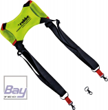 Robbe Modellsport Senderumh�ngeriemen ROBBE gelb/gr�n ( Kreuzgurt )