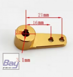 Bugfahrwerk Anlenkhebel 3mm Alu