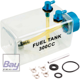 Bay-Tec Benzin Tank 300ml Rot oder Blau