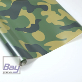 Bay-Tec Bgel-Folie - Camouflage Grn - Breite 64cm - je m