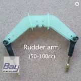 Bay-Tec GFK Doppel Seitenruder Anlenkung 50-100ccm incl. Kugelk�pfe und Zubeh�r f�r Seilanlenkung