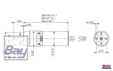 Hacker Getriebe Motor E40-S 1,5D +6,7:1 Kv 4400