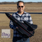 E-flite SR-71 Blackbird Twin 40mm EDF BNF Basic with AS3X and SAFE Select