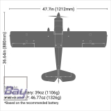 E-Flite Decathlon RJG 1.2m BNF Basic with AS3X and SAFE Select