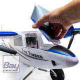 E-flite Twin Timber 1.6m BNF Basic with AS3X and SAFE Select