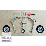 Seagull Electric Retractable Landing Gear Set Main- and Tail Gear with wheel F4U Corsair 60cc