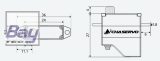 CHASERVO HV85 8,5mm HV Servo 8,9kg - F3K F5K RES-Segler schmale, dnne Flgel