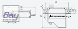 CHASERVO HV85H 8,5mm HV Servo 8,9kg - F3K F5K RES-Segler schmale, dnne Flgel (copy)