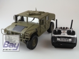 4x4 U.S. Militr Truck 1:10 Army grn - Crawler