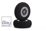KAVAN Moosgummi Rder Deluxe 80mm mit Rillen, 2Stck