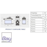 Bay-Tec Eco-Line Servo MG 958 - 20kg - 20mm - 65g