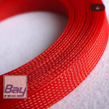 Bay-Tec Gewebe Schutz Schlauch 10mm je Meter - Rot