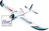 R-PLANES PIONEER EVO 1400mm 2,4 GHz RTF Einsteiger Elektro Segler Blue incl. Dynamic 8 Mode 2 Sender