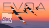 Robbe Modellsport EVOA 3.0 ARF V2 VOLL-GFK Segler HOCHLEISTUNGSSEGLER MIT 4-KLAPPENFLGEL