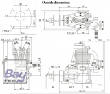 SAITO FG-17 Benzin 4T-Motor - 17,2ccm