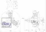 SAITO FG-19R3 BENZIN MOTOR 3-ZYLINDER