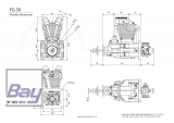 SAITO FG-50 Benzin 4-Takt Motor