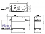 SAVX B-06KG Analog Standard Servo Budget by Savx