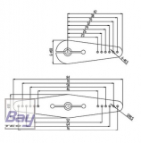 Savov Servo Horn Set (2pcs) Alu High Torque 25T