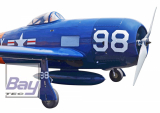 Seagull Model Grumman F8F Bearcat Navy 1800mm 33-45cc Gas ARF