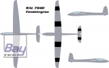 RC-FLIGHT-ACADEMY X-RAY 3500mm ARF - GRAU - VOLL GFK/CFK - Leistung wird neu definiert werden....