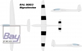 RC-FLIGHT-ACADEMY X-RAY 3500mm ARF - WEISS - VOLL GFK/CFK - Leistung wird neu definiert werden....
