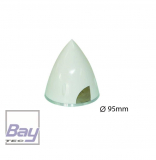 Bay-Tec Contest Spinner mit Alu R�ckplatte 95mm (Weiss)