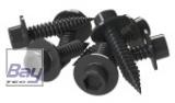 Innensechskant Servo und Kabinenhauben Schrauben M2,2 x 14mm Schwarz - VPE 10 Stk.