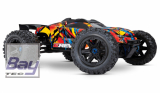 TRAXXAS E-REVO Brushless 4WD TQi TSM - Solar Flare - ohne Akku / Lader