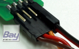 Tragfl�chensteckverbinder 8polig mit Stiftleiste, Stecker & Buchse