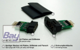 Tragfl�chensteckverbinder 8polig mit Stiftleiste, Stecker & Buchse