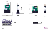 Tragfl�chensteckverbinder 8polig mit Stiftleiste, Stecker & Buchse