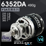 DUALSKY XMOTOR XM6352DA-26 V4 220 K/V IDEAL FR F3A - 490g 3000W