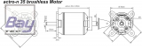 Aeronaut actro-n Brushless Motor 35-4-1100 - 1100KV