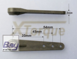 Gabriel XTorque CFK Servohebel 54 mm - Futabaverzahnung