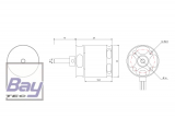 KAVAN Brushless-Motor PRO 2225-1600KV 22mm 34,5g