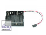 Batterie Box 4 x AA (flach) mit JR Buchse