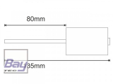 Brushless Motor BOOST 40 LS I KV=890 (80mm Welle)