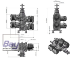 DLE120-4T 4-Zylinder 120ccm Benzin Original